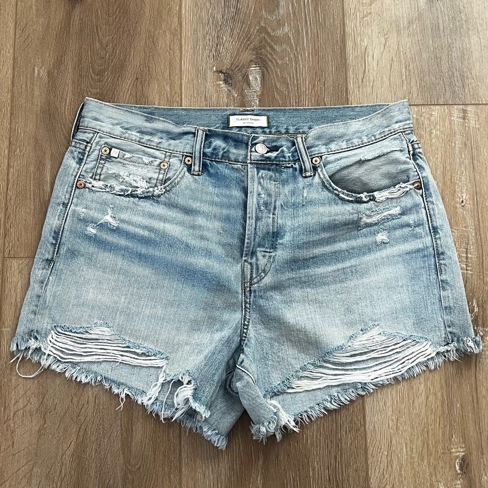 Distressed Denim Women Shorts